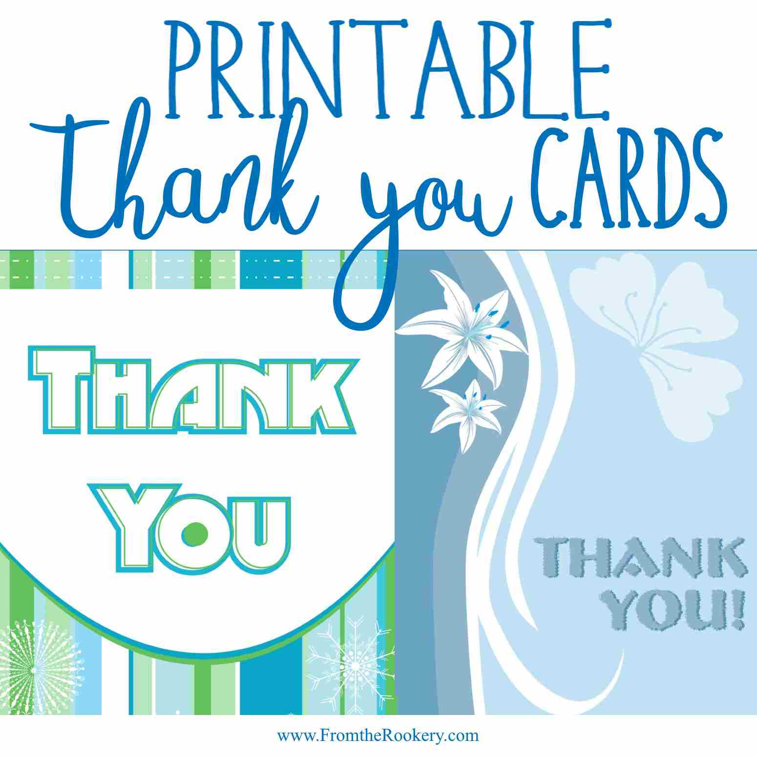 Free Printable Thank You Cards within Thank You Cards Printable Template Free