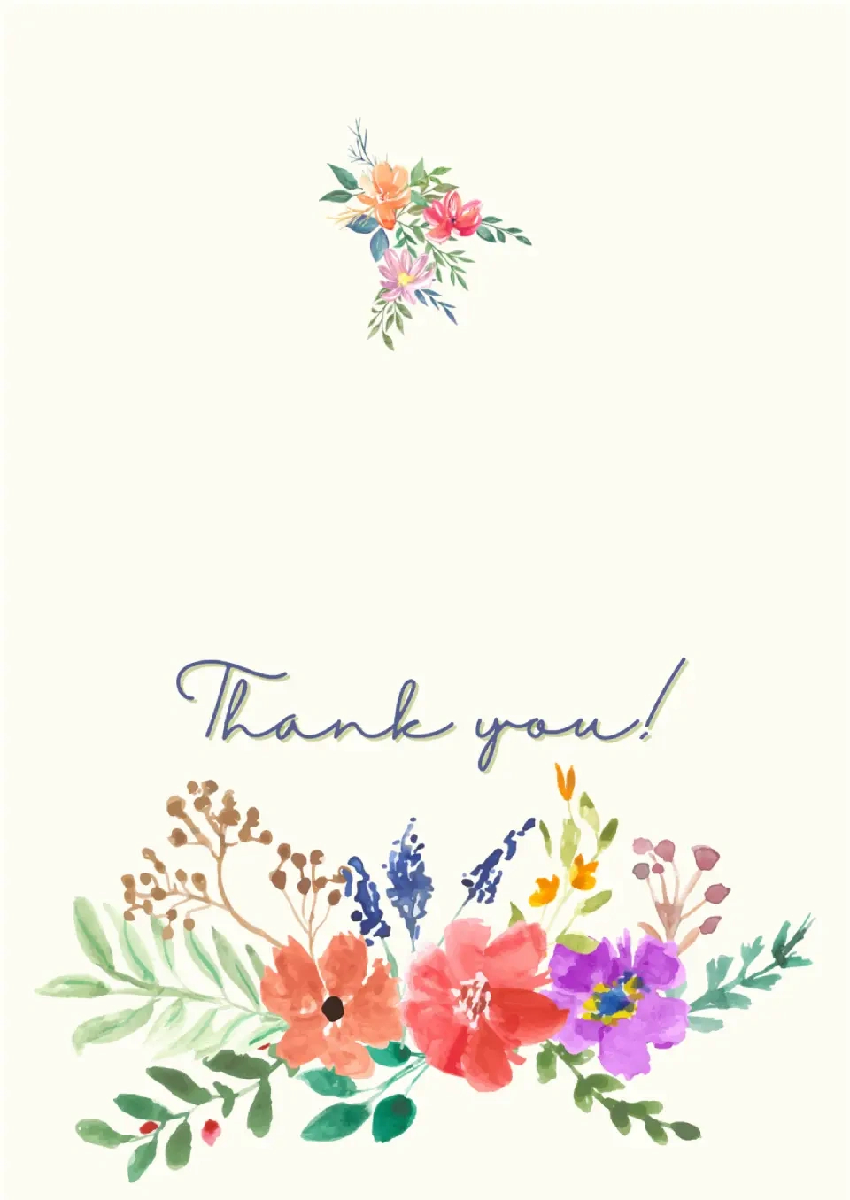 Free Thank You Card Template For Google Docs with regard to Free Printable Editable Thank You Cards