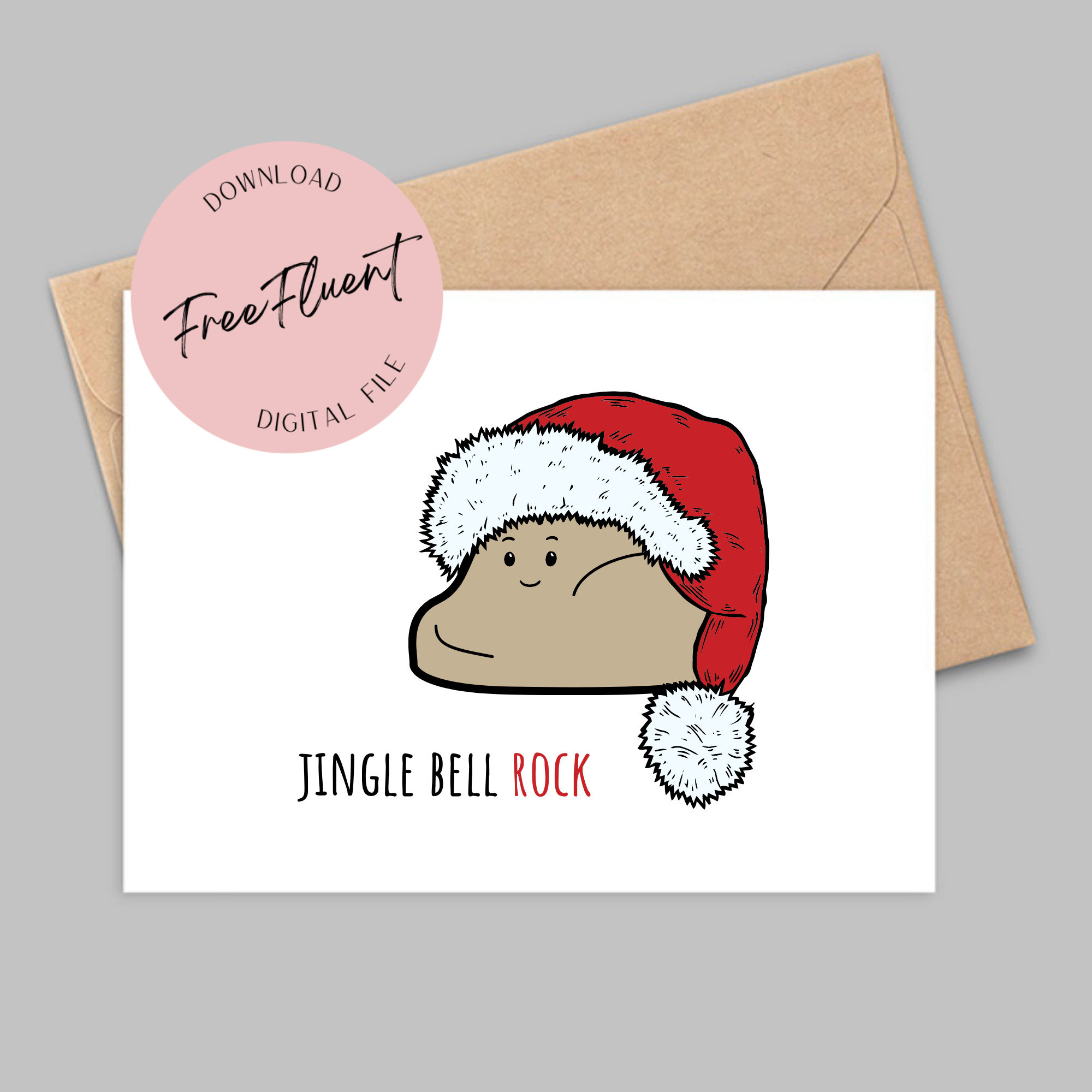 Funny Christmas Card Printable, Christmas Greeting Card, Digital inside Printable Christmas Card Funny