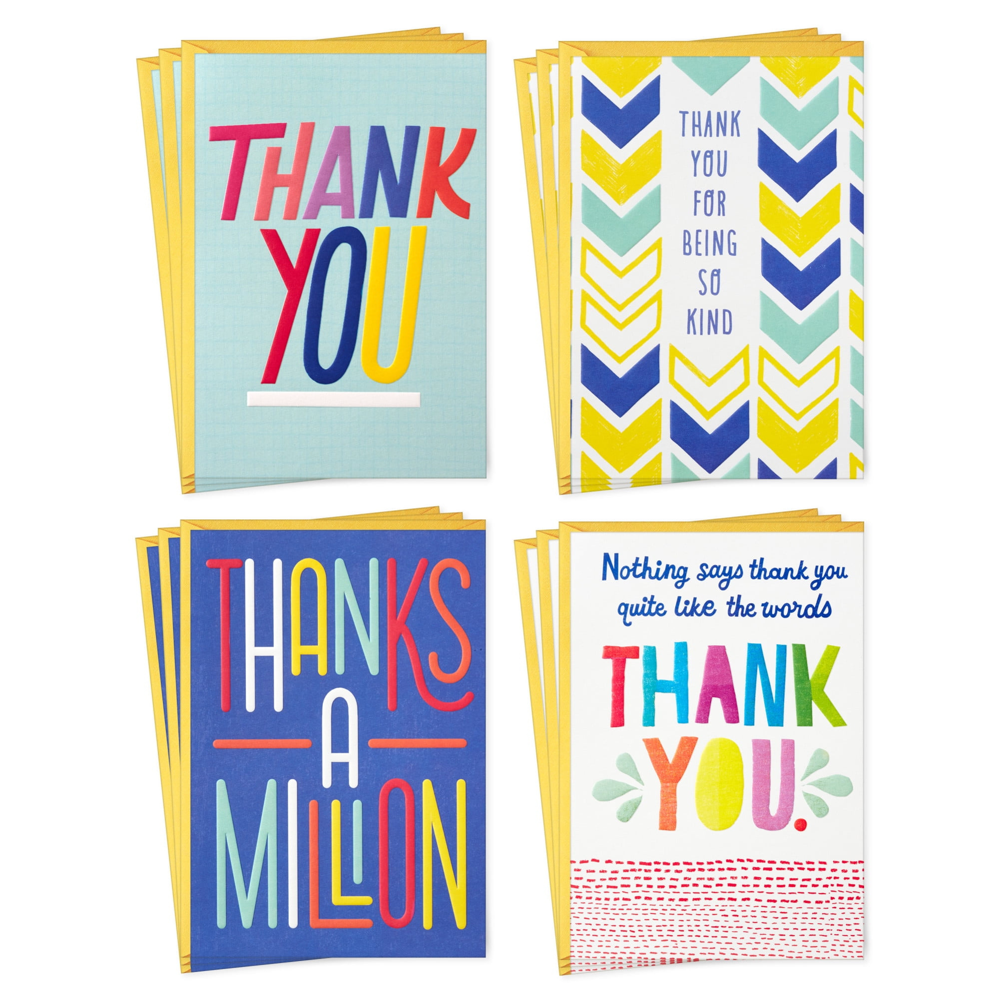 Hallmark Assorted Thank-You Cards (Bold And Bright Designs), Pack throughout Free Thank You Cards Hallmark Printable