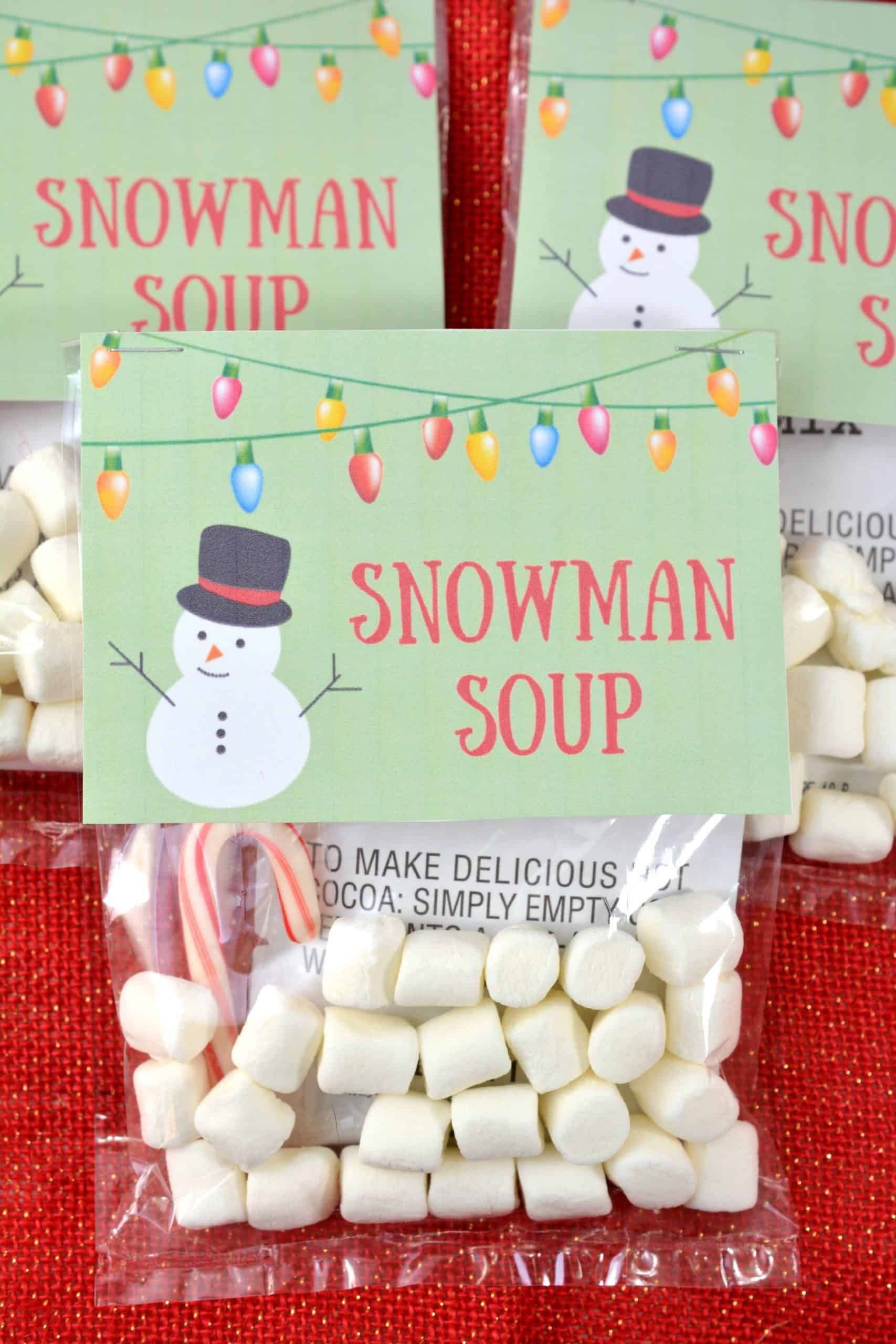 Homemade Holiday Gift Idea: Snowman Soup With Free Printable regarding Snowman Soup Recipe Printable