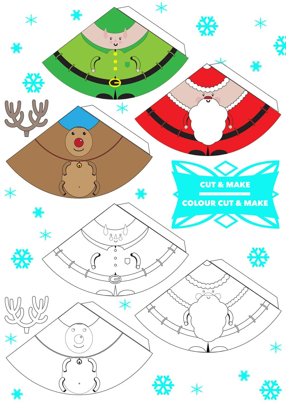 Printable 3D Christmas Decorations pertaining to Christmas Printable Decorations