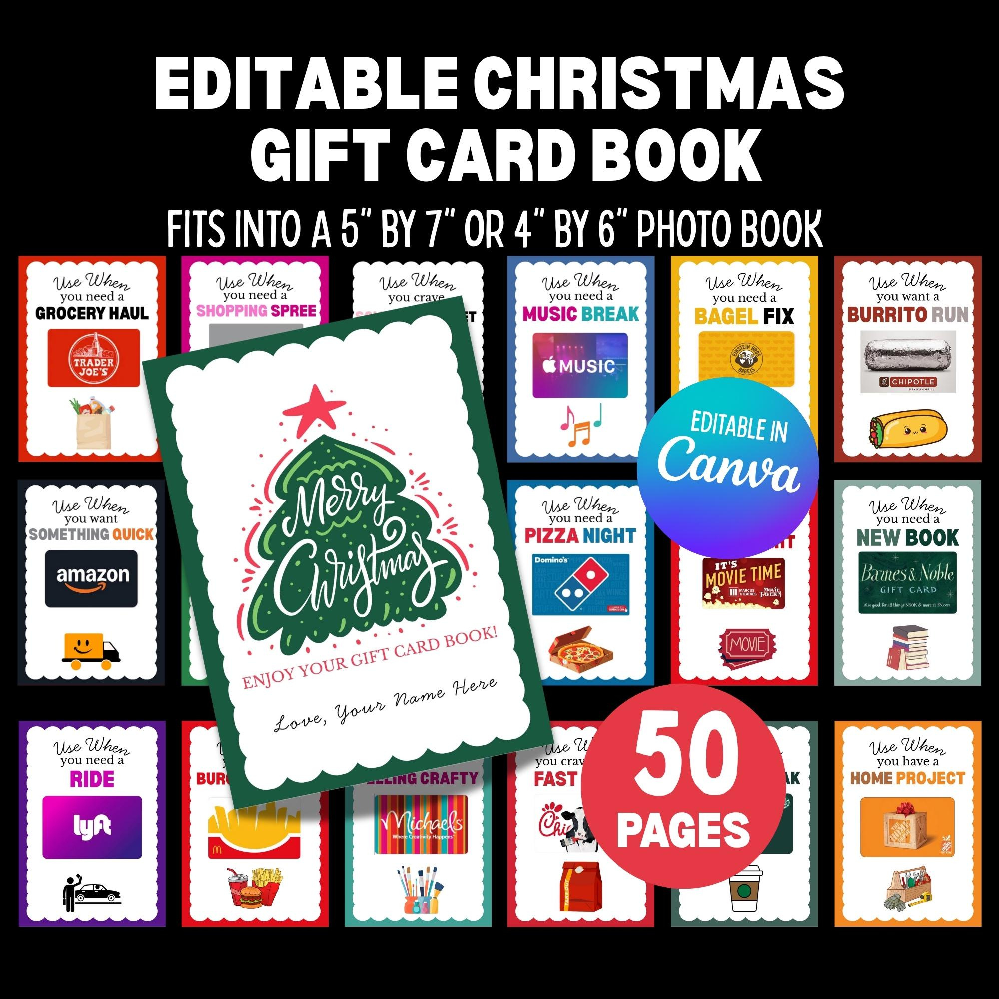 Printable Christmas Gift Card Books - 60+ Gift Ideas For 2025 intended for 50 Gift Card Amazon Christmas Printable