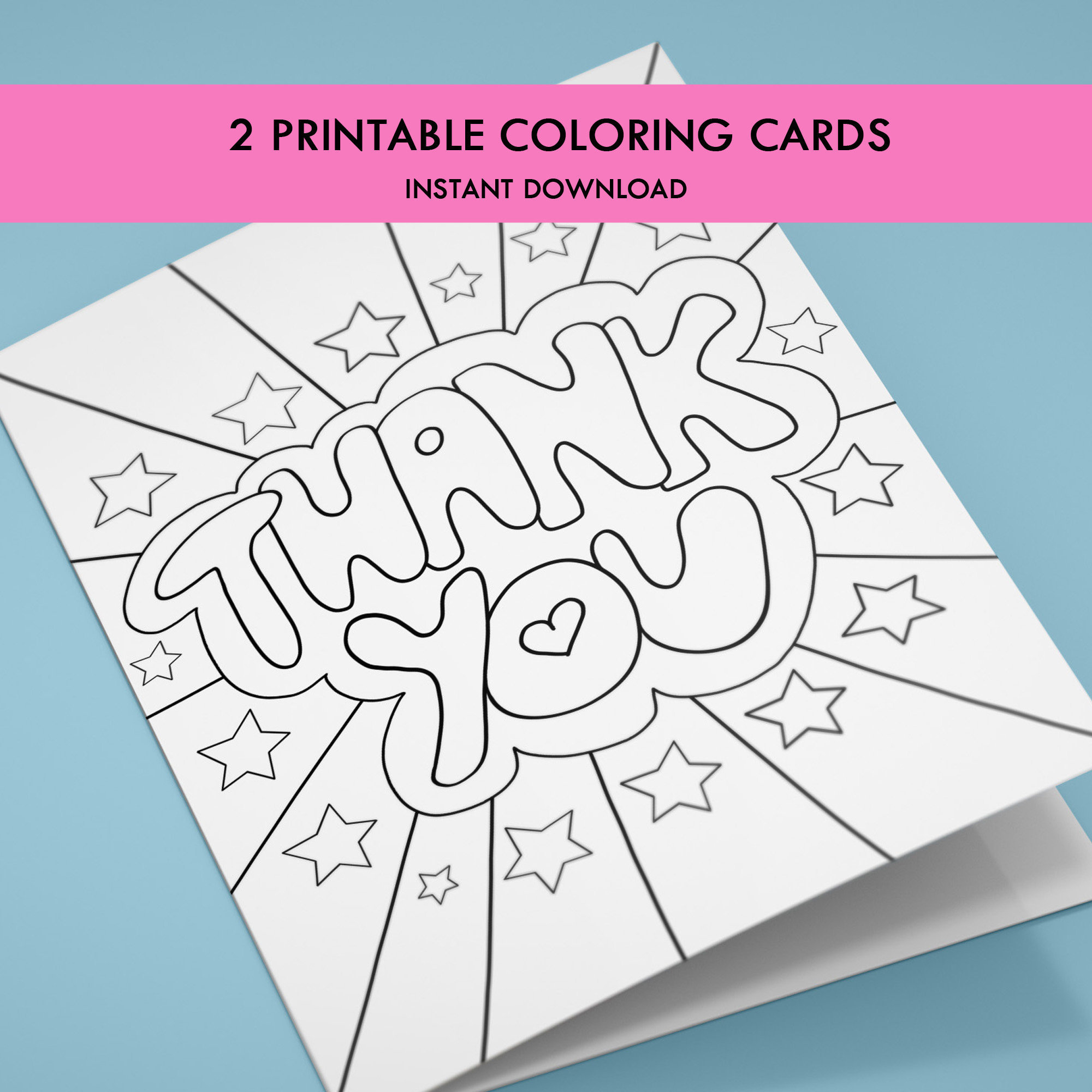 Printable Coloring Thank You Cards For Kids, Kids&amp;#039; Thank You intended for Thank You Cards Printable Coloring