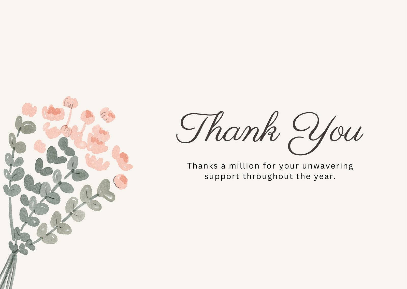 Printable, Customizable Thank You Card Templates | Canva for Thank You Cards Printable Free Download