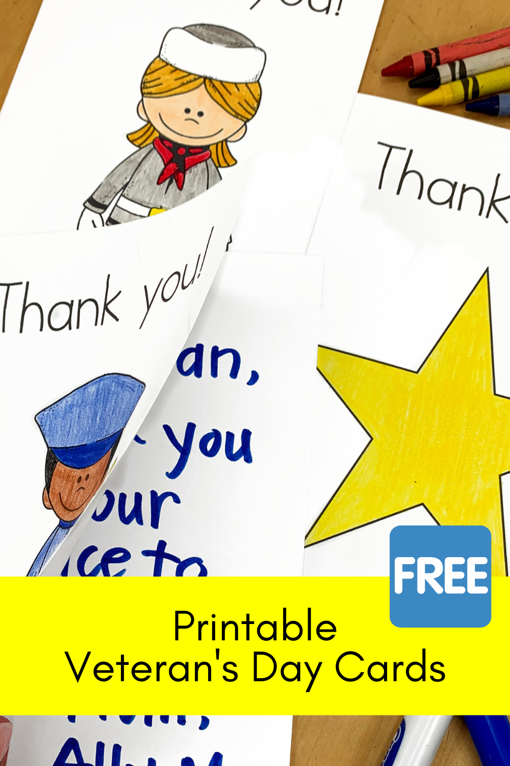 Printable Veteran&amp;#039;S Day Cards | Mrs. Karle&amp;#039;S Sight And Sound Reading intended for Printable Veterans Day Thank You Cards