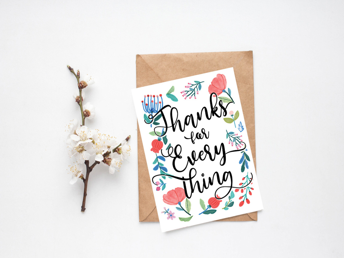 Show Your Appreciation With This Gorgeous, Printable Mother&amp;#039;S Day within Homemade Thank You Cards Printable