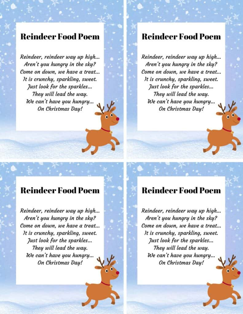 Sparkling Magical Reindeer Food Recipe: Rudolph'S Secret regarding Reindeer Food Printable Recipe