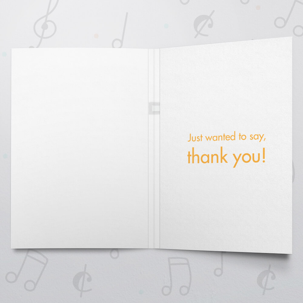 Thank You – Musical Thank You Card - Bigdawgs Greetings intended for Blank Inside Thank You Cards Printable