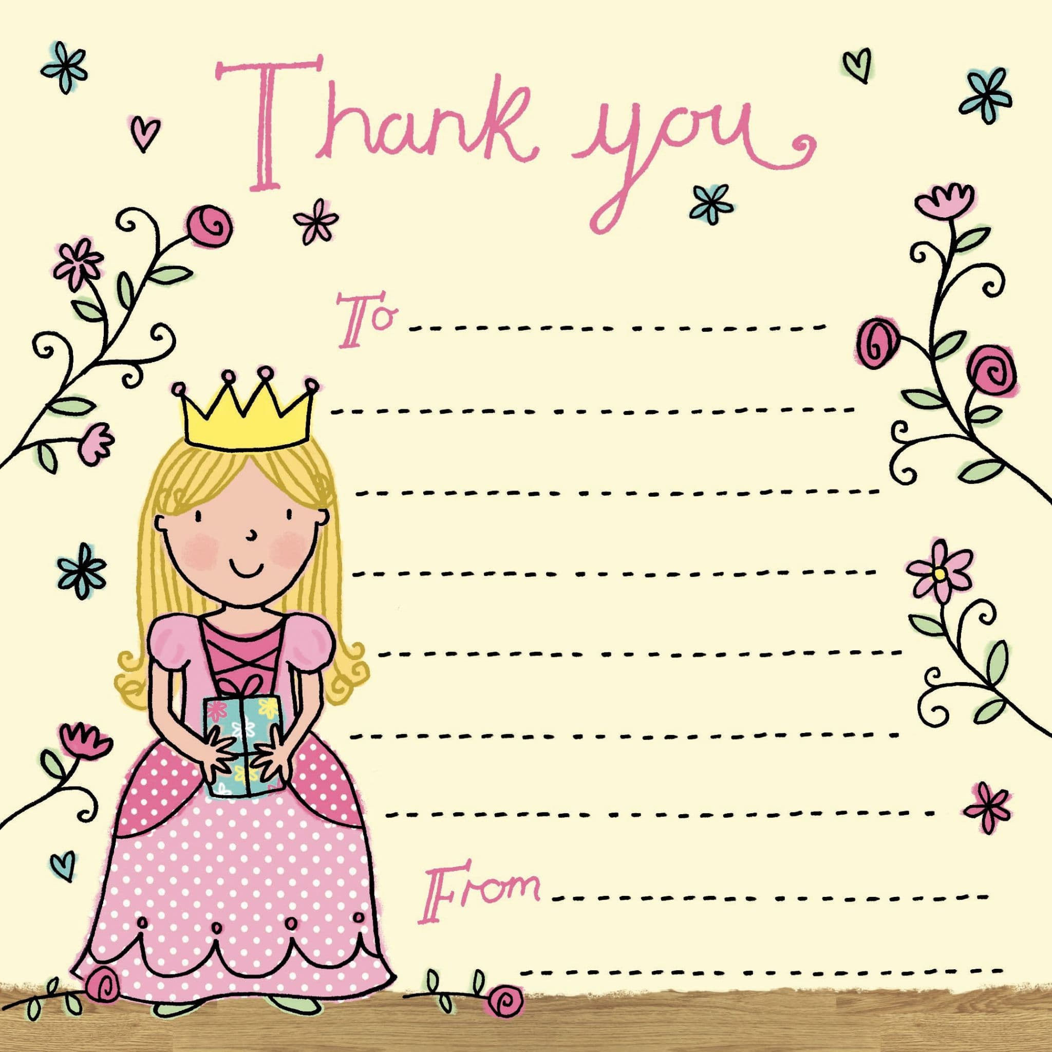 Thank You Notes For Kids, Thank You Cards For Children, Kids Thank in Printable Greeting Cards Kids Thank You