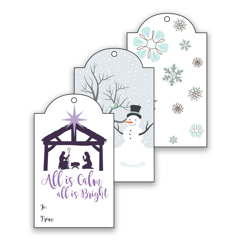 Winter Lds Christmas Gift Tags - Digital Download In Lds Holiday throughout Free Printable Christian Christmas Gift Tags